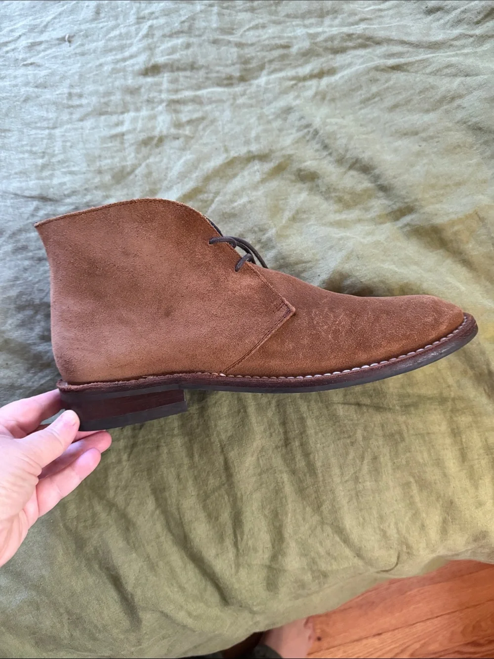 Thursday Boot Company Scout Chukka Boots - Brown cognac suede 11.5